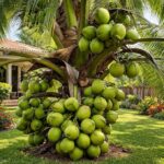 Malaysian Dwarf Hybrid Coconut Plant - (Pack of 1)