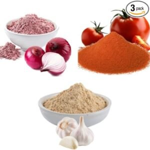 3 in 1 Combo Cooking Powders (Tomato, Red Onion, Garlic) - Each 100g = (300g)