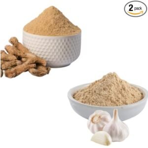 Combo Pack of 2 Spices Powder (Ginger+ Garlic)- Each 100 gram = 200 gram