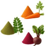 Solar Dehydrated Pack of 3 combo powder (Carrot + Beetroot + Moringa) - 3x100g = 300 gram