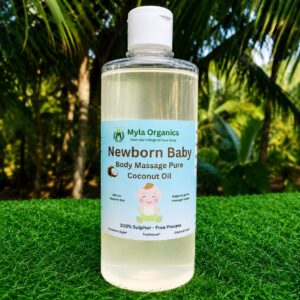 Newborn Baby Body Massage Pure Coconut Oil [Sulphur-Free] – (500 ml)