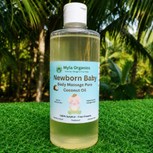 Newborn Baby Body Massage Pure Coconut Oil [Sulphur-Free] – (500 ml)