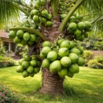 Ganga Bondam Green Dwarf Coconut plant (Dwarf x Tall) - (Pack of 1)